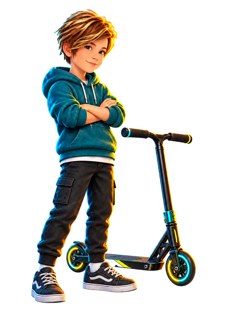 AARON, hero rider in AARON Scooter Park